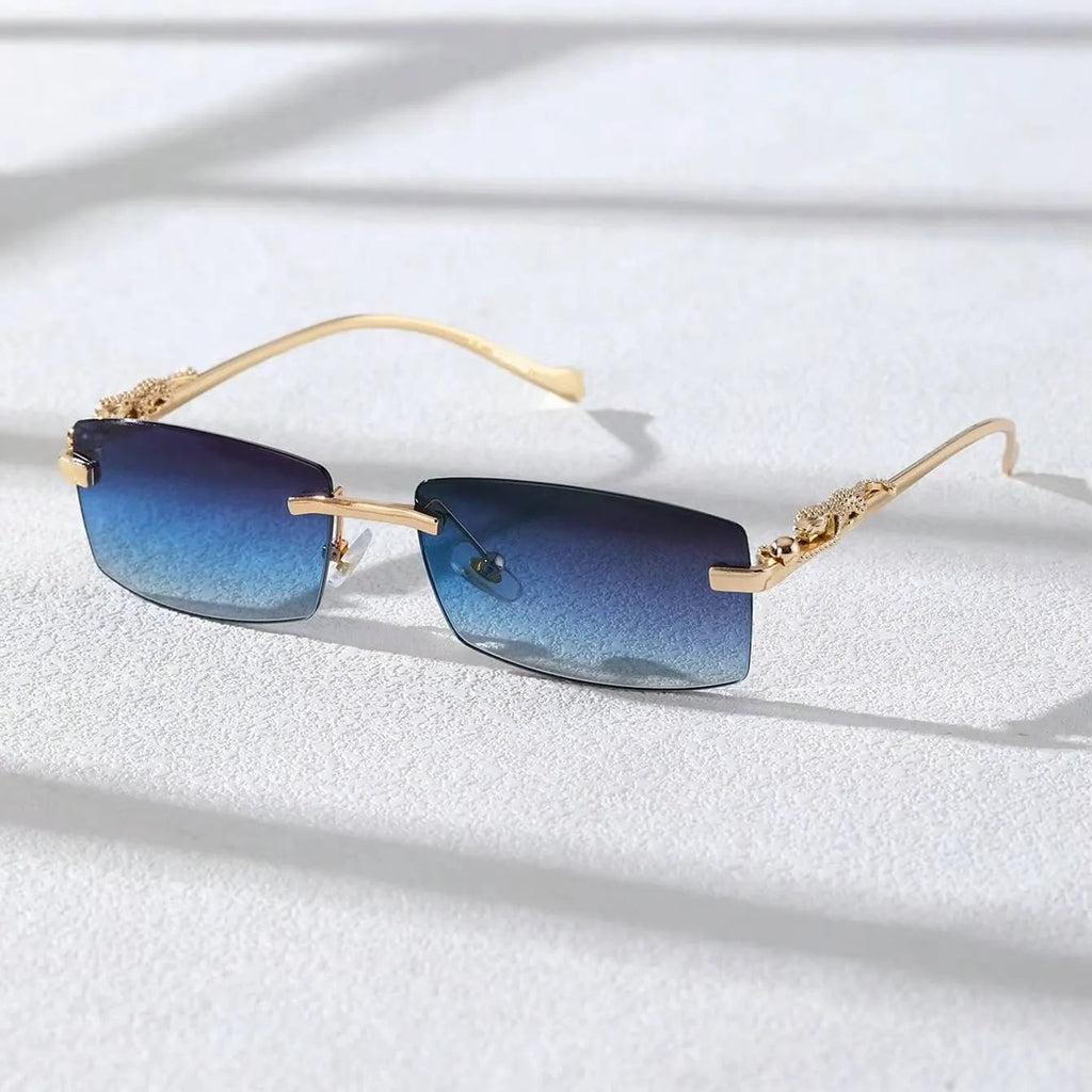 Chic Rimless Square Glasses