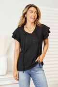 Flutter Sleeve Top-